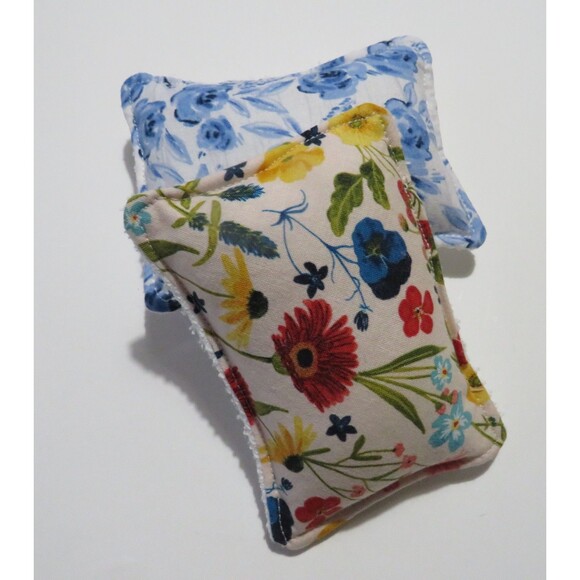 Reusable Sponge, Floral Dish Scrubby, Set of 2 - Picture 2 of 4